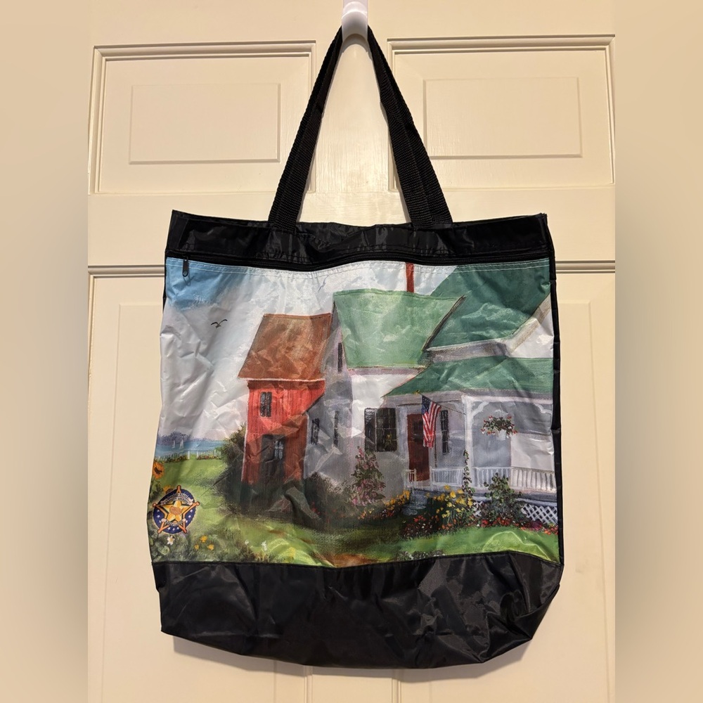 United States deputy sheriff association tote travel bag purse America house